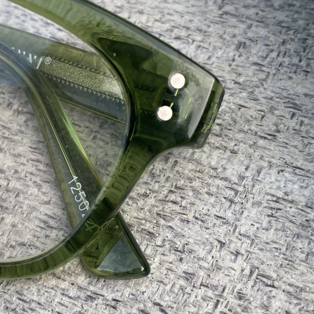 Zenni Olive Green Full Rim Eyeglasses Frames Only Eyewear 125024 - Picture 16 of 16